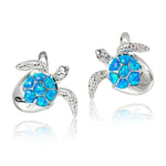 Opalite Honu Hatchling Earrings Earrings Island by Koa Nani 