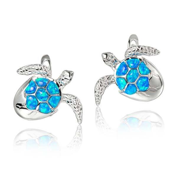 Opalite Honu Hatchling Earrings Earrings Island by Koa Nani 