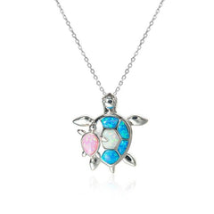 Opalite Honu Malama Pendant Pendant Island by Koa Nani 