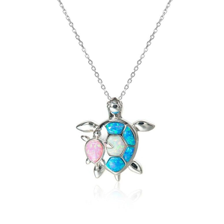 Opalite Honu Malama Pendant Pendant Island by Koa Nani 
