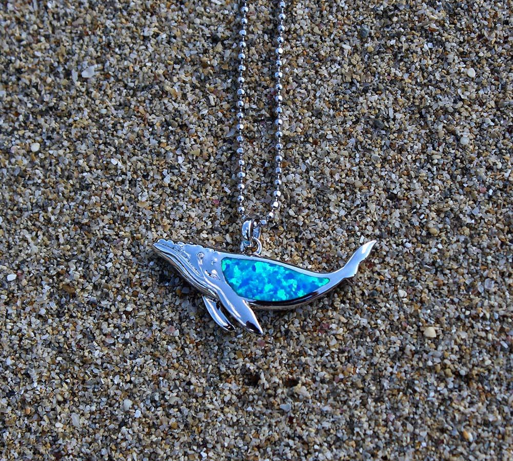 Opalite Humpback Whale Pendant Pendant Island by Koa Nani 