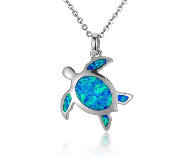 Opalite Lihue Honu Pendant Pendant Island by Koa Nani 