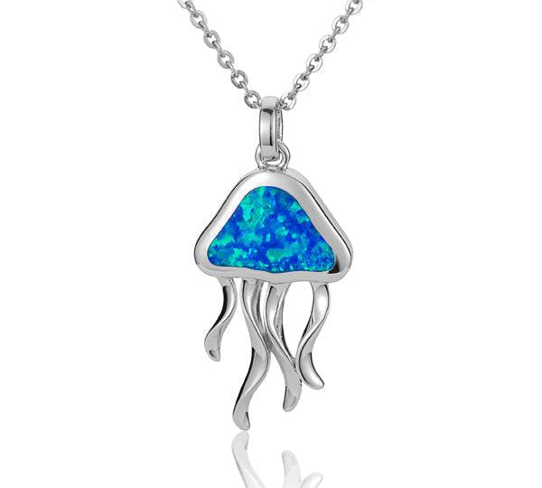 Opalite Moon Jellyfish Pendant Pendant Island by Koa Nani 