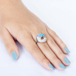 Opalite Ocean Wave Ring Ring Island by Koa Nani 