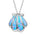 The picture shows a 925 sterling silver opalite oyster shell pendant.