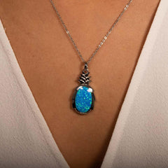 Opalite Pineapple Pendant Pendant Island by Koa Nani Small 