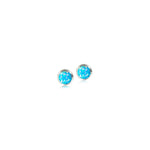 Opalite Stud Earrings Earrings Island by Koa Nani 9mm Blue 