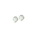 Opalite Stud Earrings Earrings Island by Koa Nani 12mm White 