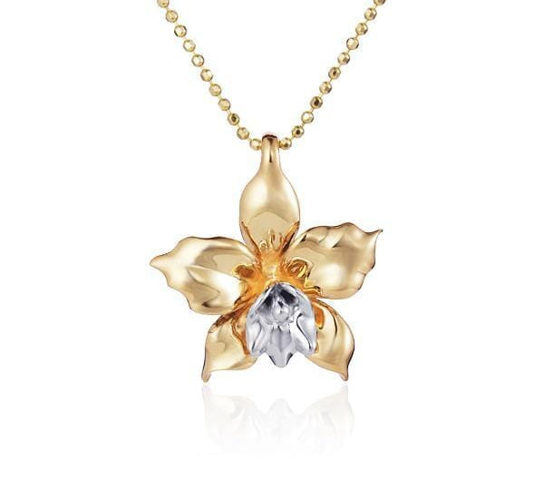 Orchid Pendant Pendant Island by Koa Nani Small 