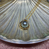 Oyster Shell Tahitian Pearl Pendant Pendant Island by Koa Nani 