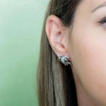 Paradise Honu Stud Earrings Earrings Island by Koa Nani Large 
