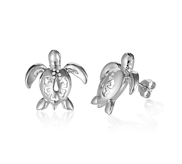 Paradise Honu Stud Earrings Earrings Island by Koa Nani 
