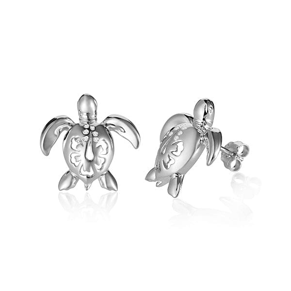 Paradise Honu Stud Earrings Earrings Island by Koa Nani 