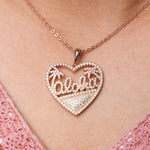 Pavé Aloha Heart Pendant Pendant Island by Koa Nani 