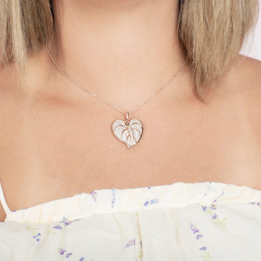 Pavé Anthurium Pendant Pendant Island by Koa Nani 