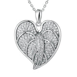Pavé Anthurium Pendant Pendant Island by Koa Nani White Gold 