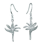 Pavé Bird of Paradise Earrings Earrings Island by Koa Nani White Gold 