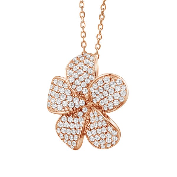 Pavé Blossom Pendant Pendant Island by Koa Nani Rose Gold 