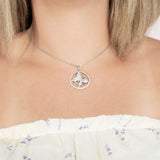 Pavé Butterfly Infinity Pendant Pendant Island by Koa Nani 