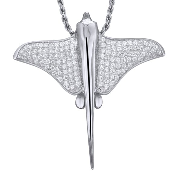 Pavé Eagle Ray Pendant Pendant Island by Koa Nani 