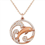 Pavé Escape with Nai'a Pendant Pendant Island by Koa Nani Rose Gold 