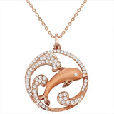 Pavé Escape with Nai'a Pendant Pendant Island by Koa Nani Rose Gold 