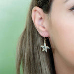 Pavé Hau'oli Starfish Earrings Earrings Island by Koa Nani 