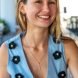 Pavé Heliconia Earrings Earrings Island by Koa Nani 