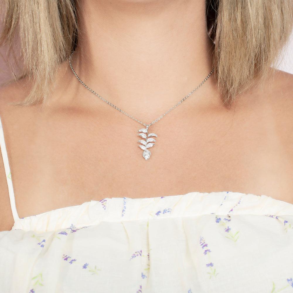 Pavé Heliconia Pendant Pendant Island by Koa Nani 