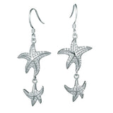 Pavé Hokuhele Aloha Earrings Earrings Island by Koa Nani White Gold 