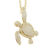 Pavé Honolulu Honu Pendant Pendant Island by Koa Nani 