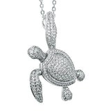 Pavé Honolulu Honu Pendant Pendant Island by Koa Nani 
