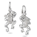 Pavé Leaping Coqui Lever Back Earrings Earrings Island by Koa Nani 