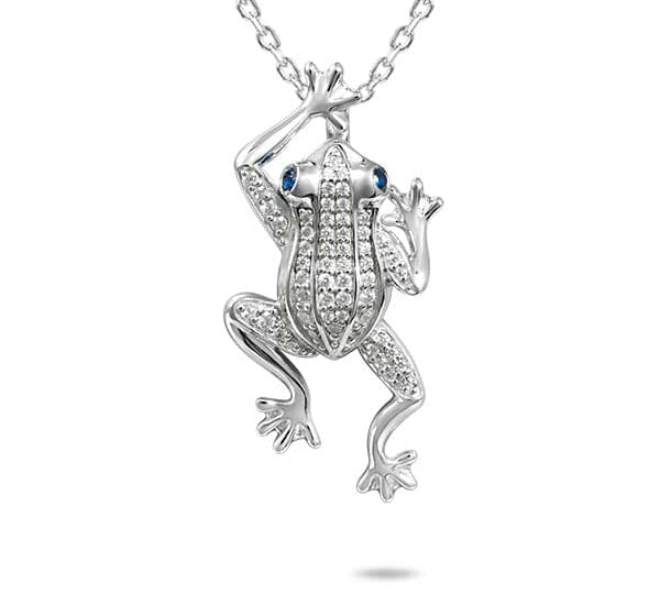 Pavé Leaping Coqui Pendant Pendant Island by Koa Nani 