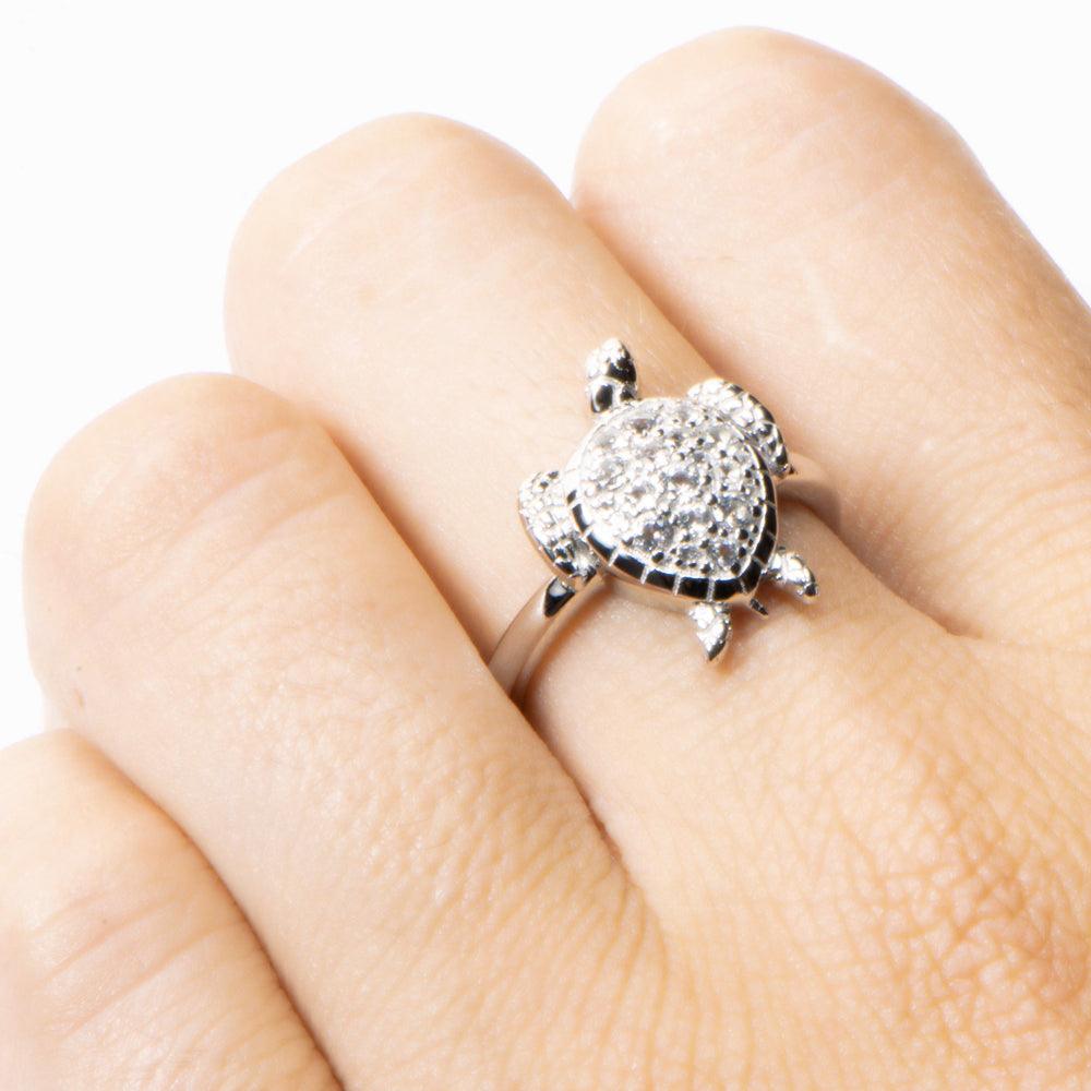 Pavé Leatherback Honu Ring Ring Island by Koa Nani 