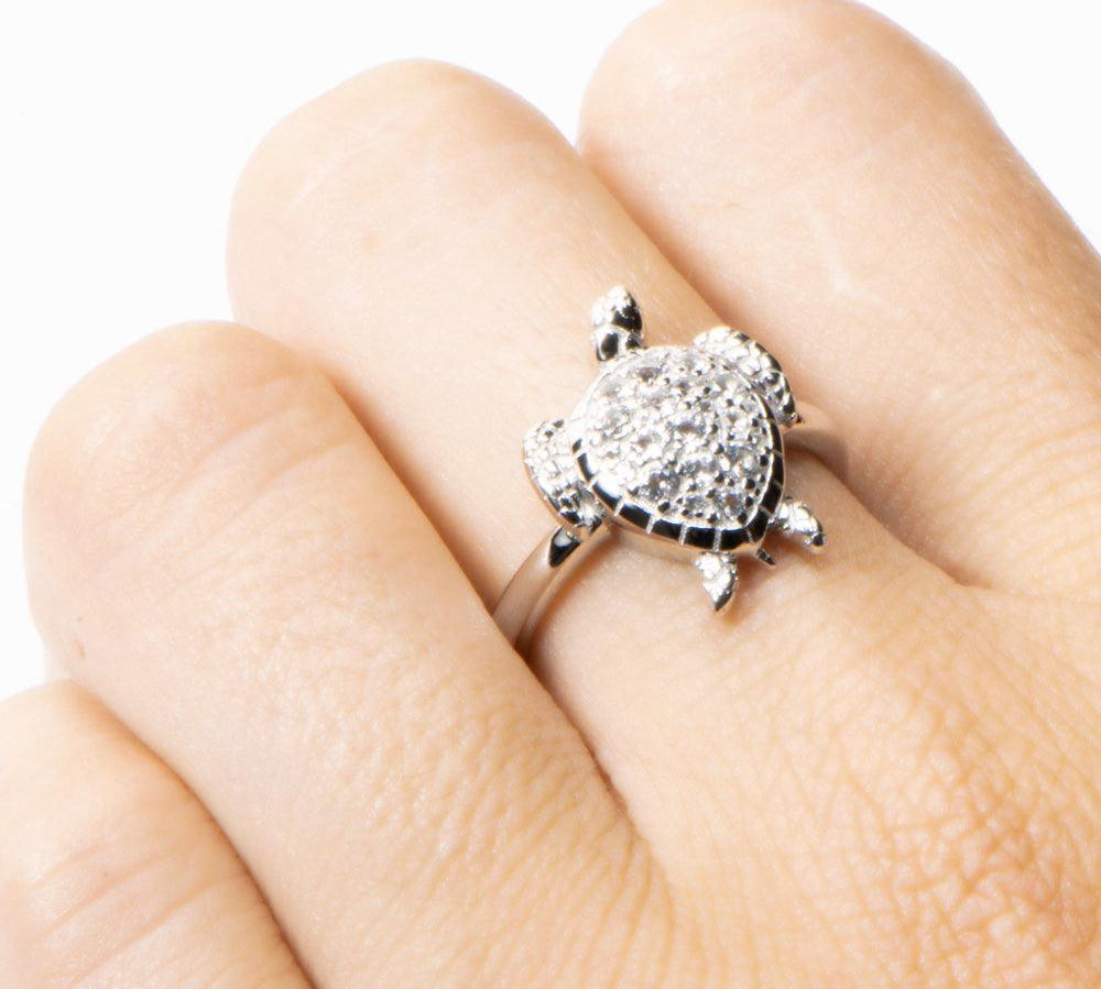 Pavé Leatherback Honu Ring Ring Island by Koa Nani 