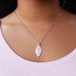 Pavé Maile Leaf Pendant Pendant Island by Koa Nani 