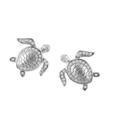 Pavé Maui Honu Stud Earrings Earrings Island by Koa Nani 