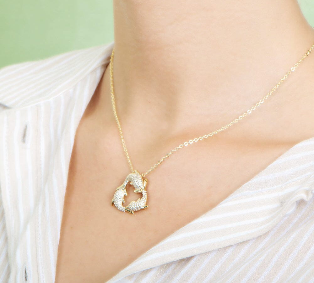 Pavé Nai'a Infinity Pendant Pendant Island by Koa Nani 