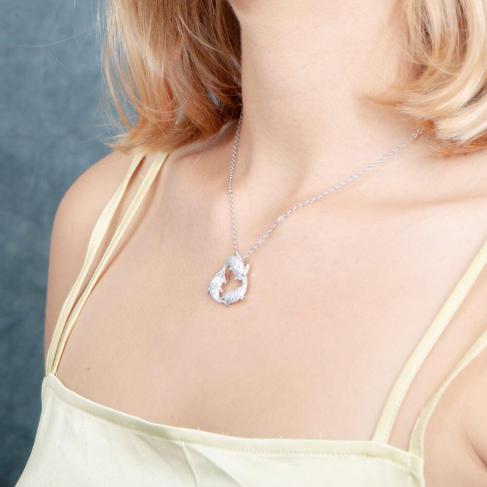 Pavé Nai'a Infinity Pendant Pendant Island by Koa Nani 