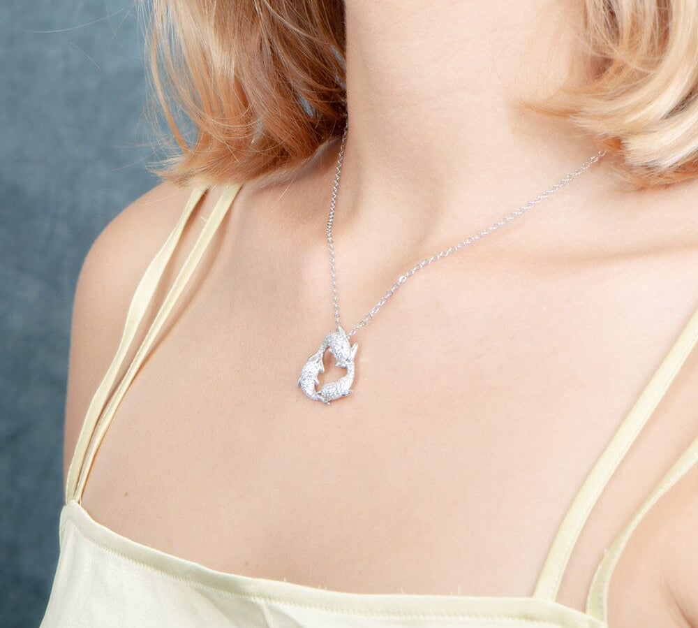 Pavé Nai'a Infinity Pendant Pendant Island by Koa Nani 