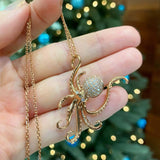 Pavé Octopus Pendant with Diamonds (Large) Pendant Island by Koa Nani 