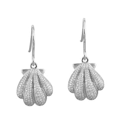 Pavé Oyster Shell Earrings Earrings Island by Koa Nani 