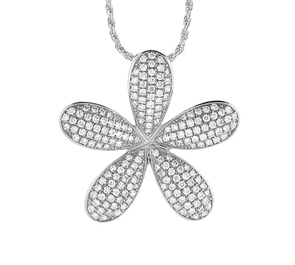 Pavé Pikake Pendant Pendant Island by Koa Nani 