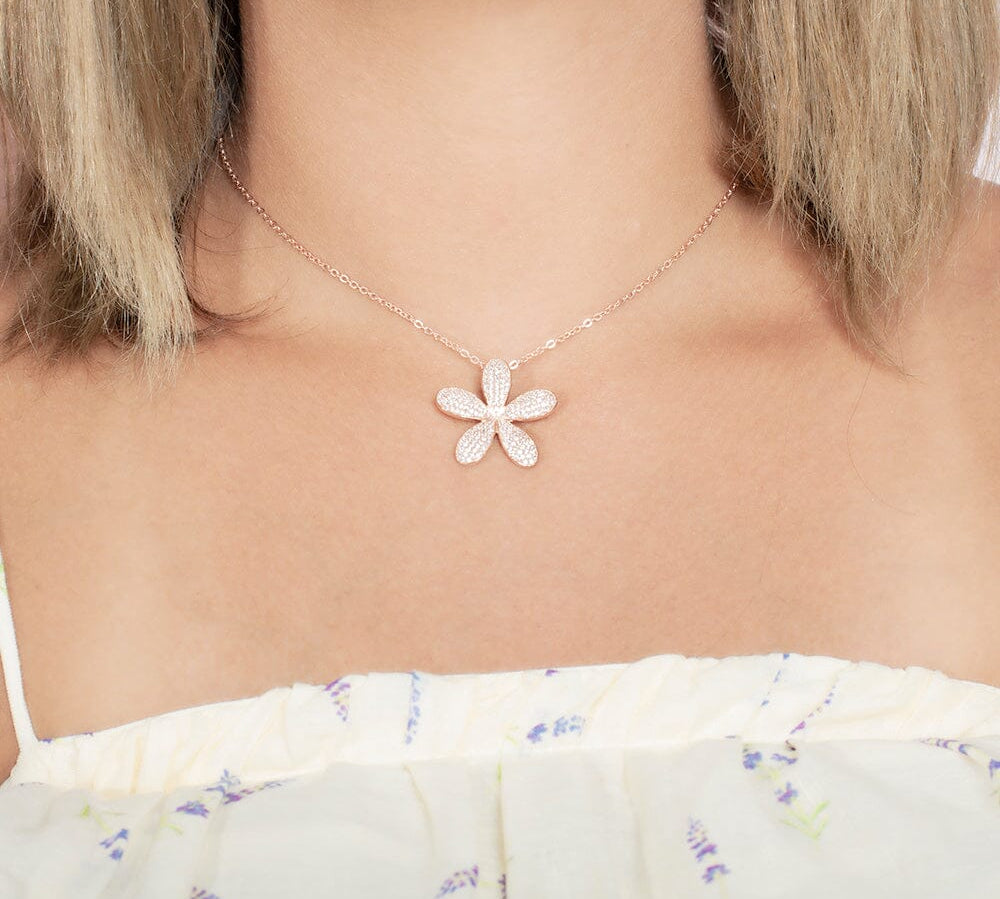 Pavé Pikake Pendant Pendant Island by Koa Nani 