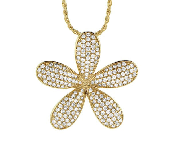 Pavé Pikake Pendant Pendant Island by Koa Nani 