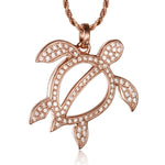 Pavé Polynesian Honu Pendant Pendant Island by Koa Nani 
