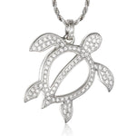 Pavé Polynesian Honu Pendant Pendant Island by Koa Nani 