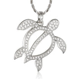 Pavé Polynesian Honu Pendant Pendant Island by Koa Nani 