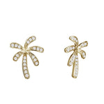 Pavé Retro Palm Tree Stud Earrings Earrings Island by Koa Nani 